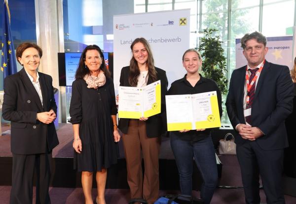 Mehrsprachigkeit Englisch-Italienisch: 2. Platz (Carina Pointecker, BHAK1 Salzburg) ©Franz Neumayr