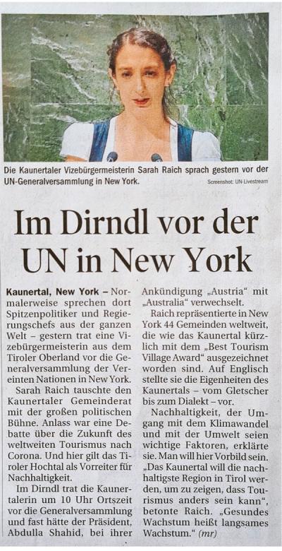 Presseberichte: Tiroler Tageszeitung